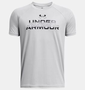 Under Armour Ua Tech Split Wordmark Ss - mod gray