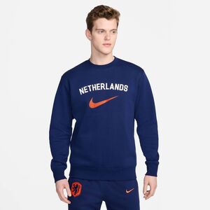 Nike Netherlands Club Fleece Herren Nike Fuball Crew-Neck Sweatshirt