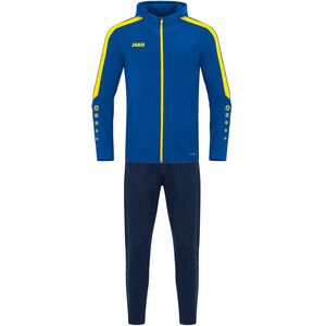 Jako Trainingsanzug Polyester Power mit Kapuze - royal/citro