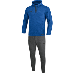Jako Jogginganzug Premium Basics mit Kapuzensweat - royal meliert