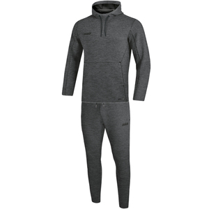 Jako Jogginganzug Premium Basics mit Kapuzensweat - anthrazit meliert