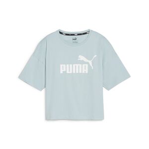 Puma Ess Cropped Logo Tee - turquoise surf