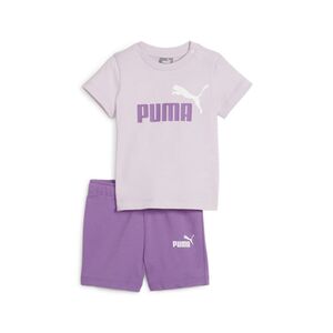 Puma Minicats Tee   Shorts Set - grape mist
