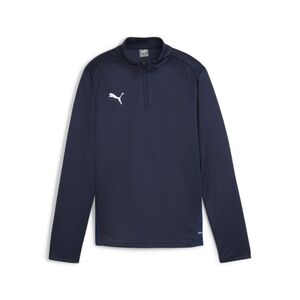 Puma teamGOAL Training 1/4 Zip Top Jr - blau