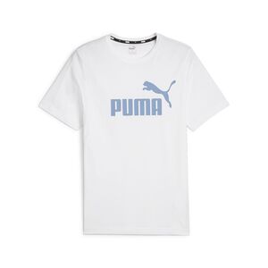 Puma Ess Logo Tee (S) - puma white-zen blue