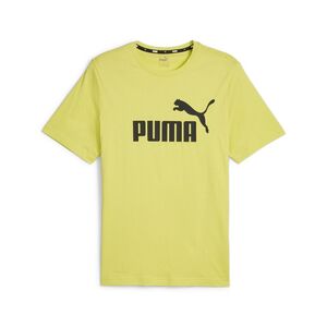 Puma Ess Logo Tee (S) - lime sheen
