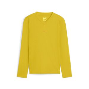 Puma Teamgoal Baselayer Tee Ls - faster yellow-sport yellow