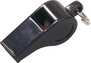 Select Schiedsrichterpfeife Plastik - schwarz