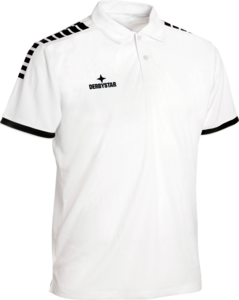 Derbystar Primo Polo-Shirt - weiss schwarz