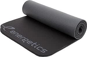 Energetics Gymnastik-Matte Nbr Mat 180Cm 1.5 - black/grey dark