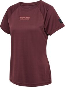 newline Nwlcharge Mesh T-Shirt W - decadent chocolate