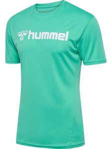 Hummel Hmllogo Jersey S/S - atlantis