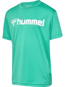 Hummel Hmllogo Jersey S/S Kids - atlantis