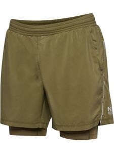 newline Nwlfast 2In1 Zip Pocket Shorts - capers