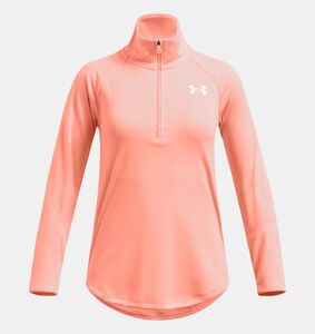 Under Armour Tech Graphic 1/2 Zip - flare orange