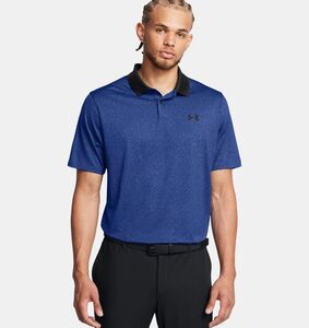Under Armour Ua Perf 3.0 Printed Polo - tech blue