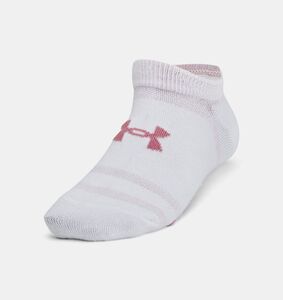 Under Armour Ua Yth Essential No Show 6Pk - rebel pink
