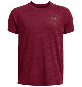 Under Armour Ua Tech Textured Ss - cardinal