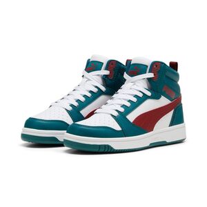 Puma Puma Rebound V6 Mid Jr - cold green-alpine snow-intense red