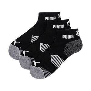 Puma PUMA ESSENTIAL 1/4 CUT 3 PAIR PACK - schwarz