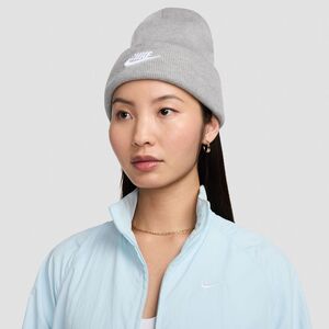 Nike U Nk Peak Beanie Tc Fut F24 L - dk grey heather/white