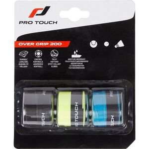 Pro Touch Griffband Over Grip 200 - black/yellow light/b