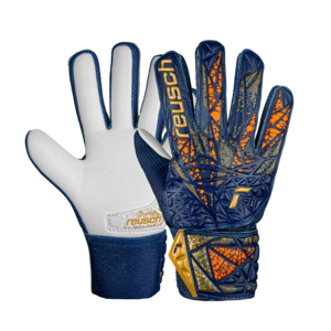 Reusch Attrakt Starter Grip - premium blue / gold