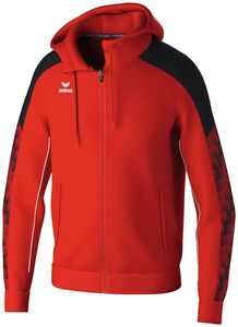 Erima Evo Star Training Jacket With Hood - red/black