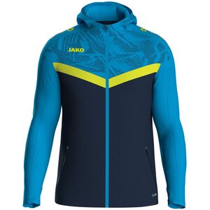 Jako Kapuzenjacke Iconic - marine/jako blau/neongelb