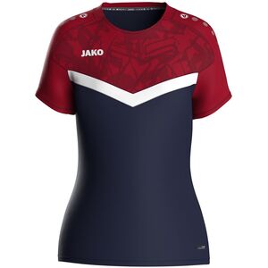 Jako T-Shirt Iconic - marine/chili rot
