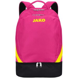 Jako Rucksack Iconic - pink/schwarz/neongelb