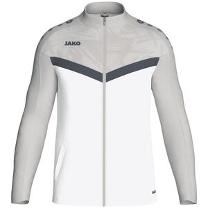 Jako Polyesterjacke Iconic - wei�/soft grey/anthra light