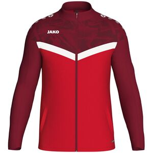 Jako Polyesterjacke Iconic - rot/weinrot