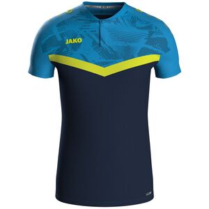 Jako Polo Iconic - marine/jako blau/neongelb