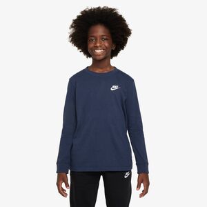 Nike K Nsw Ls Tee Emb Futura Lbr - midnight navy