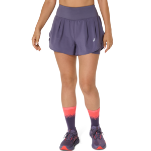 Asics Road 2-N-1 3.5In Short - greyish purple