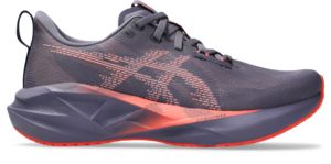 Asics Novablast 5 - greyish purple/coral reef