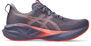 Asics Novablast 5 - greyish purple/coral reef