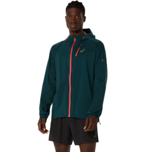 Asics Fujitrail Elite Waterproof Jacket - saxon green