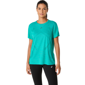 Asics Metarun Ss Top - wave teal