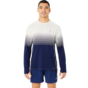 Asics Seamless Ls Top - birch/blue expanse