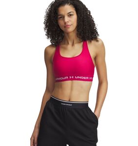 Under Armour Crossback Mid Bra - shaded fuchsia