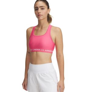 Under Armour Crossback Mid Bra - super pink