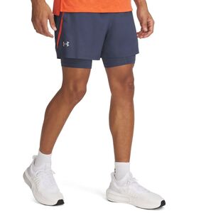 Under Armour Ua Launch 5 2-In-1 Shorts - downpour gray