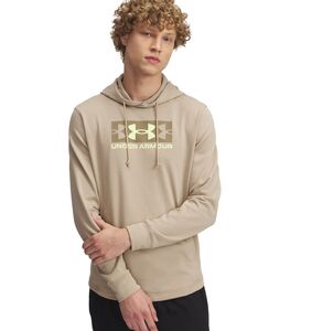 Under Armour Ua Rival Terry Logo Hood - city khaki