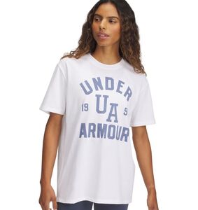 Under Armour Ua Hwt Os Collegiate Ss - white