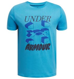 Under Armour Ua B Split Big Logo Ss - ether blue