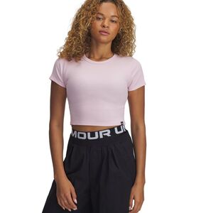 Under Armour Ua Rival Rib Baby Tee - prime pink