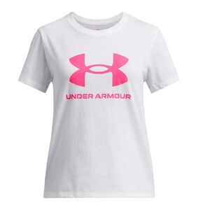 Under Armour Ua Big Logo Ss - white