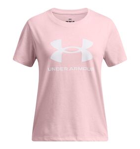 Under Armour Ua Big Logo Ss - prime pink